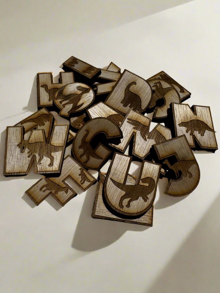 Dinosaur Alphabet Magnets