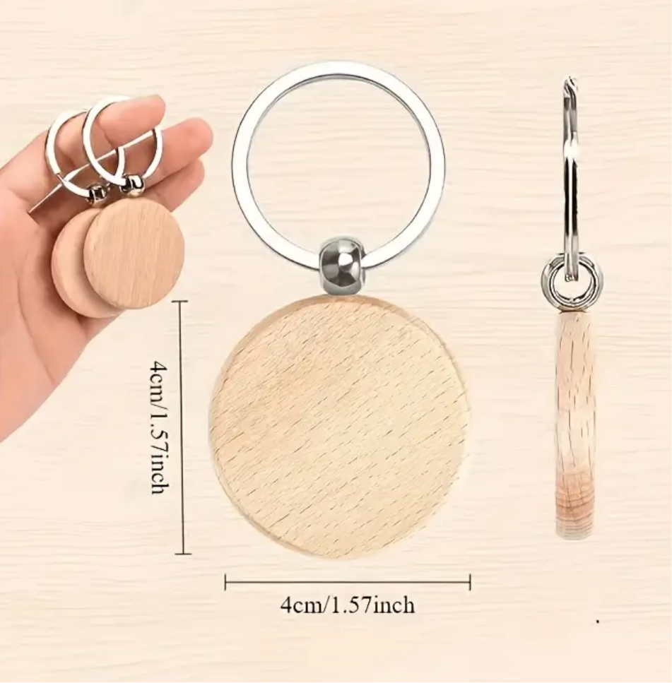 Wooden Keychain