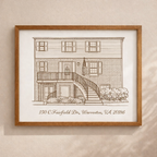 Custom Home Drawing