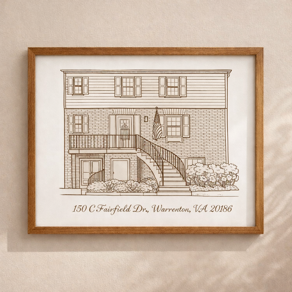 Custom Home Drawing