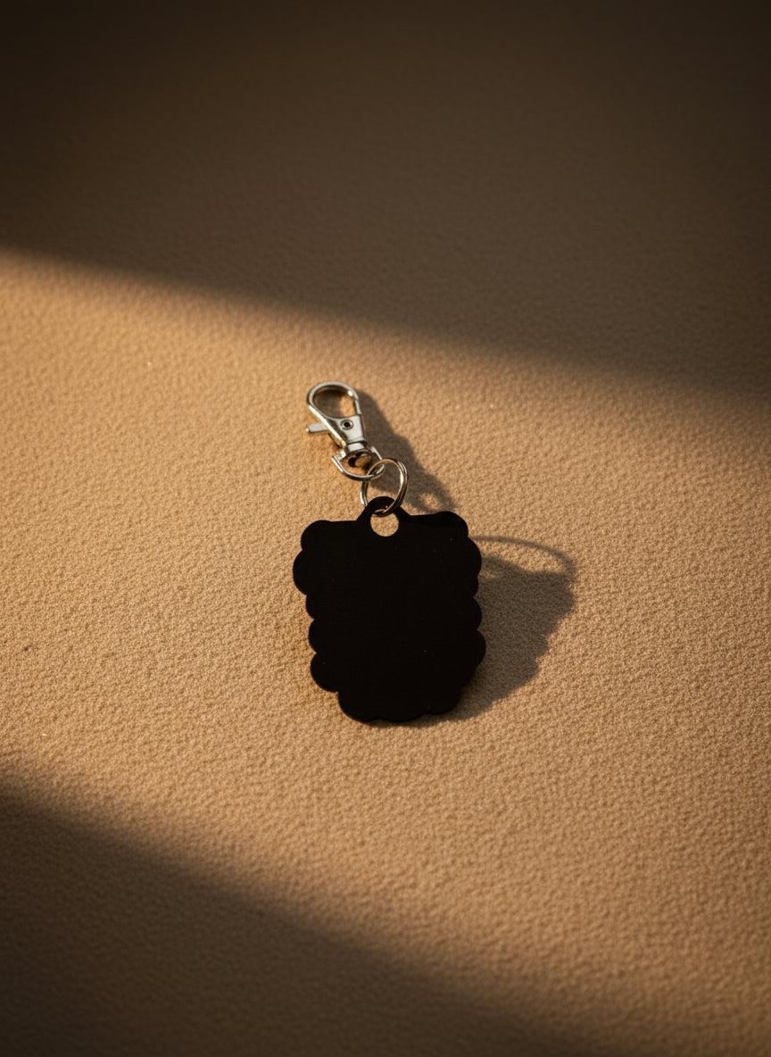 Custom Engraved Single Side Acrylic Keychain