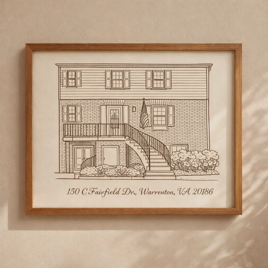 Custom Home Drawing