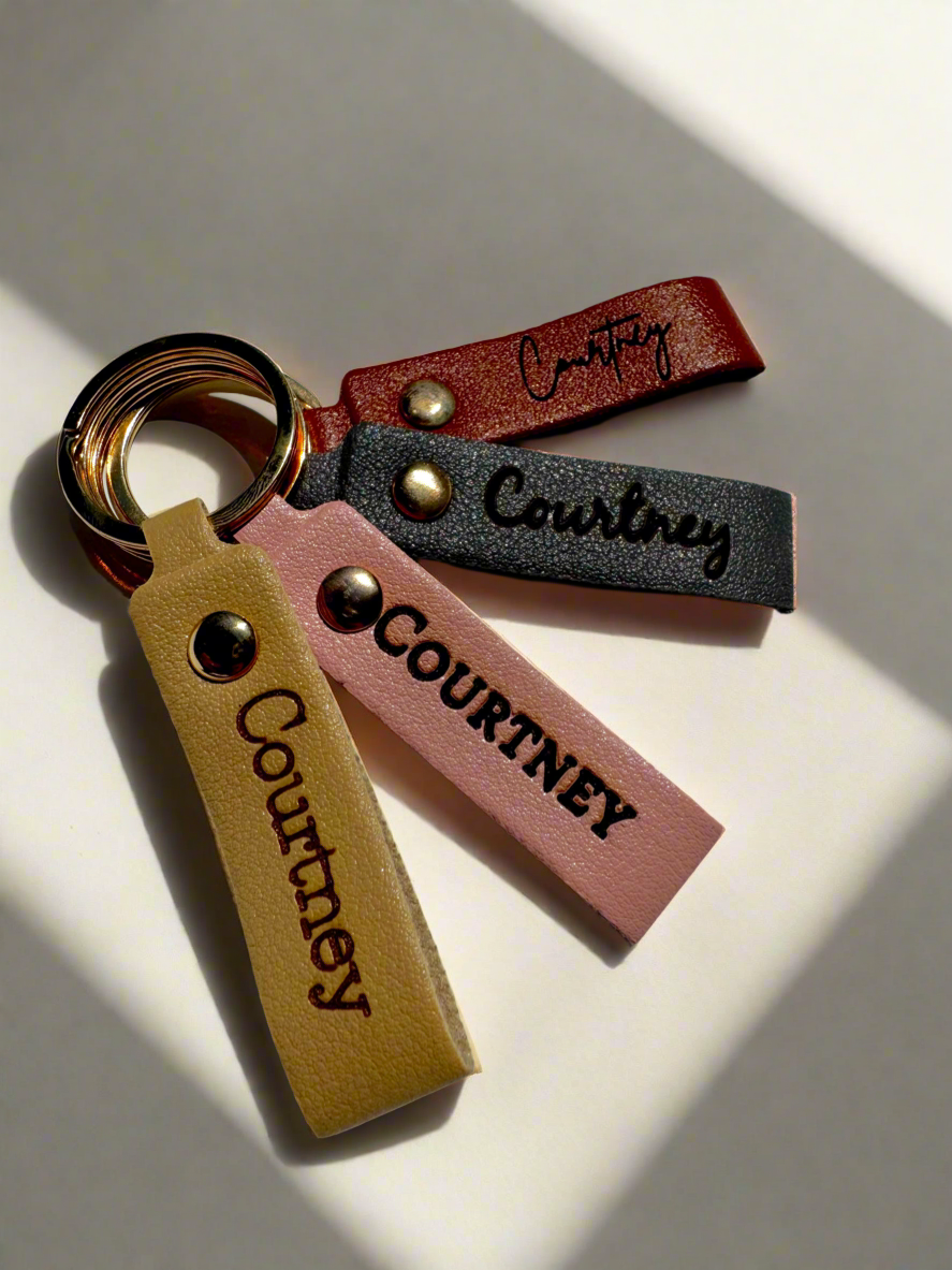 Custom Leather Keychain