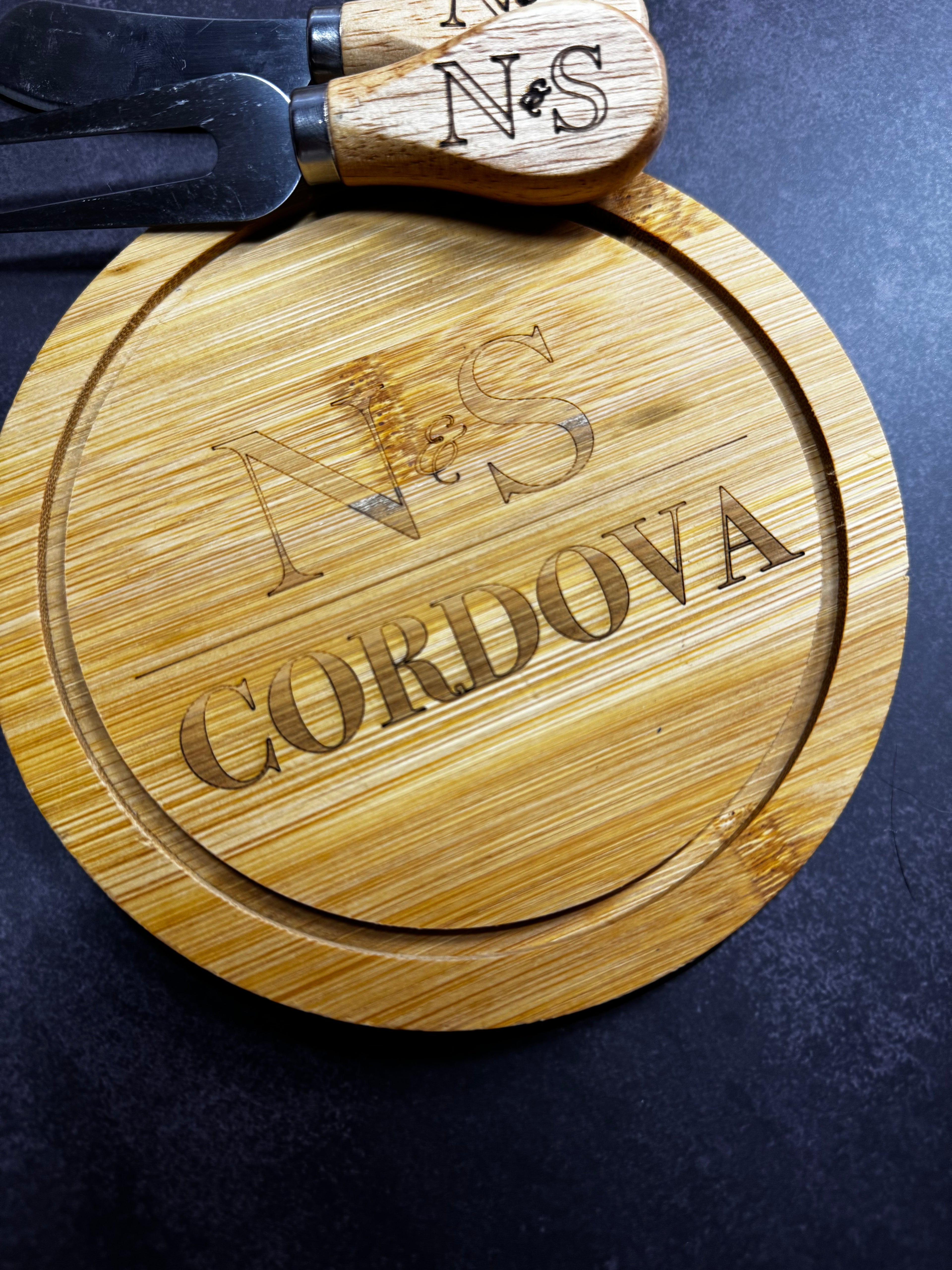 Round Serving Tray Gift Set