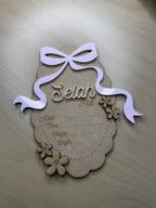 Newborn Birth Announcement Sign