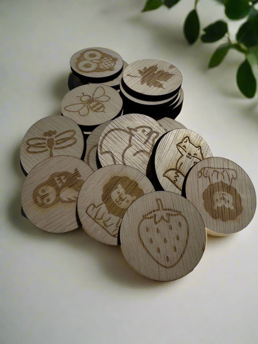 Matching Blocks Nature Theme