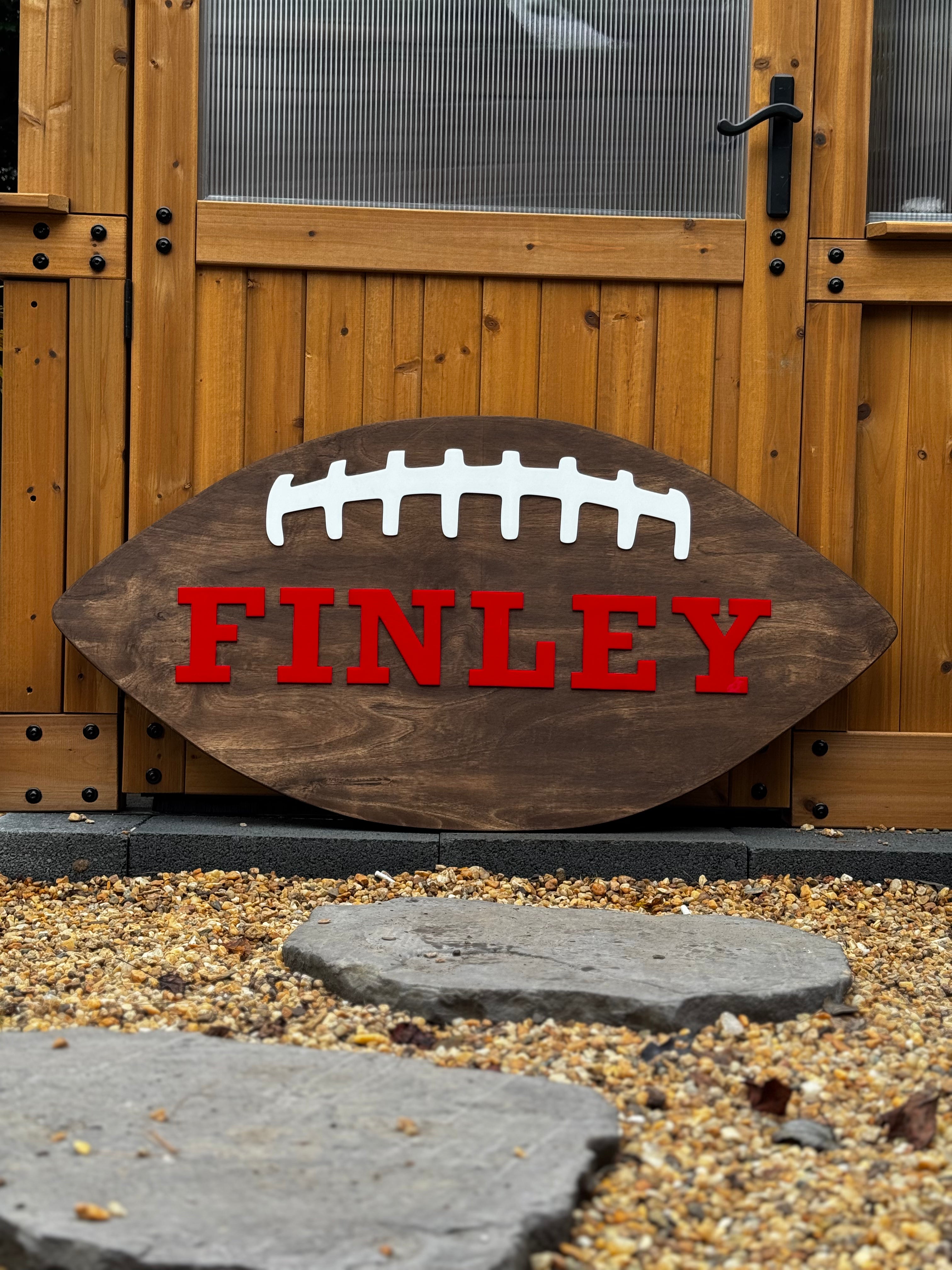 Wall Decor Sign- Football Theme
