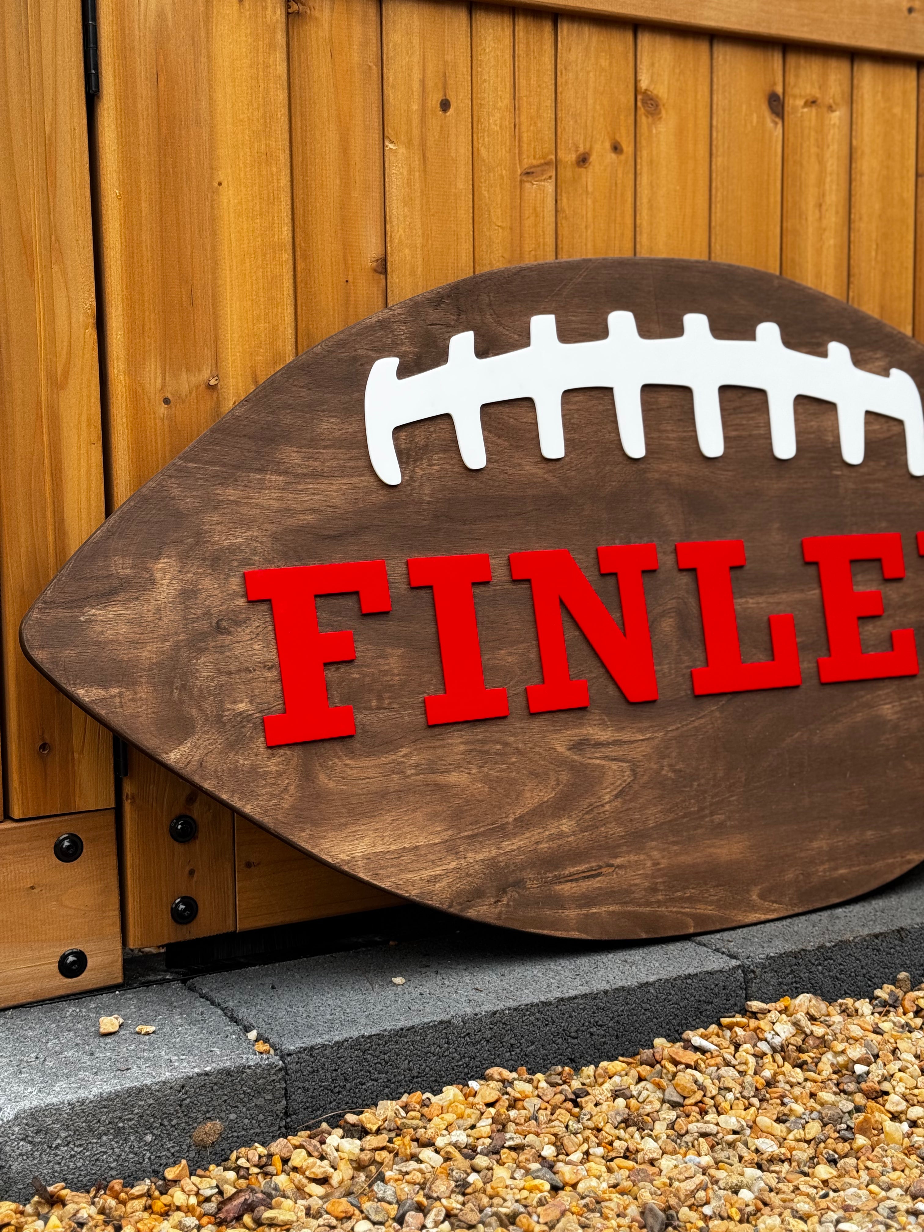 Wall Decor Sign- Football Theme